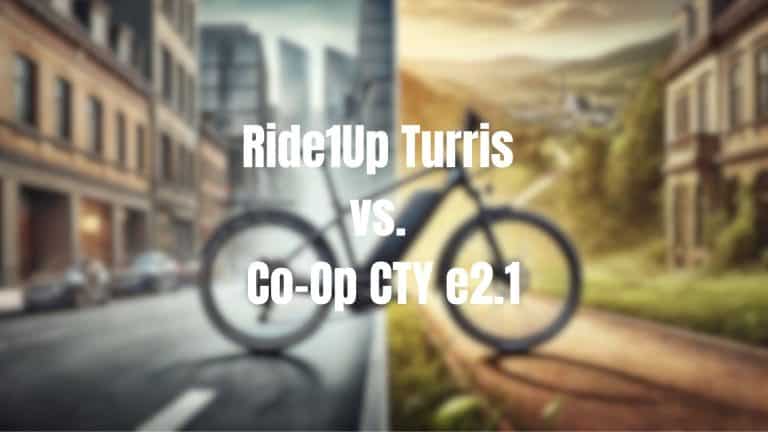 Ride1Up Turris vs. Co-Op CTY e2.1